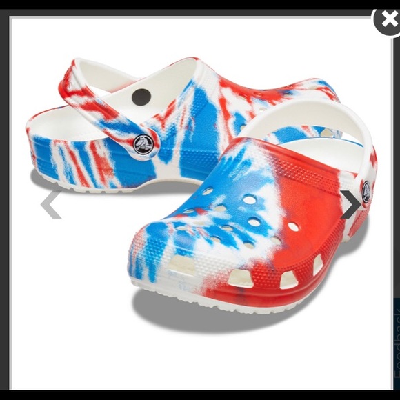CROCS Shoes - Crocs Red White & Blue W9 M7